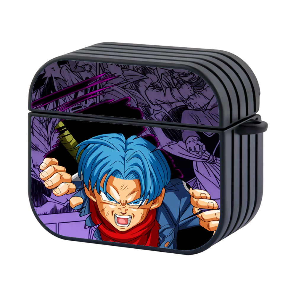 Trunks Dragonball Comic Hard Plastic Case Cover For Apple Airpods 4 - Ezzystore