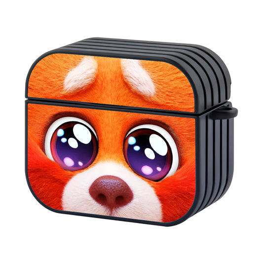 Turning Red Cute Face Hard Plastic Case Cover For Apple Airpods 3 - Ezzystore