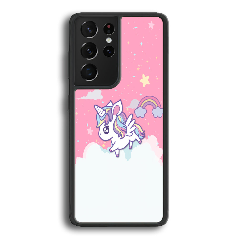 Unicorn Fink Cotton Samsung Galaxy S23 Ultra Case - Ezzystore