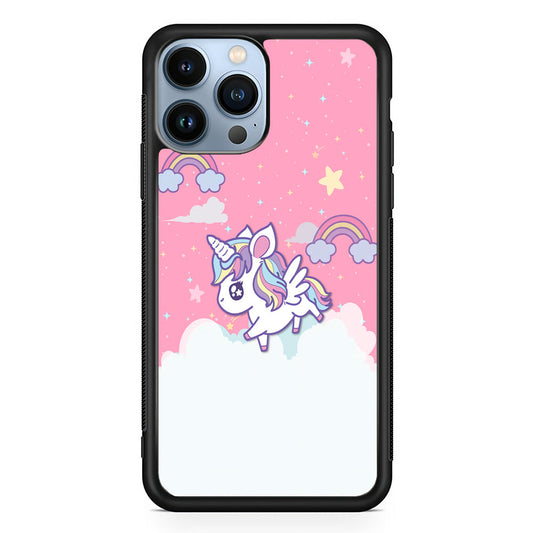 Unicorn Pink Cotton iPhone 14 Pro Max Case