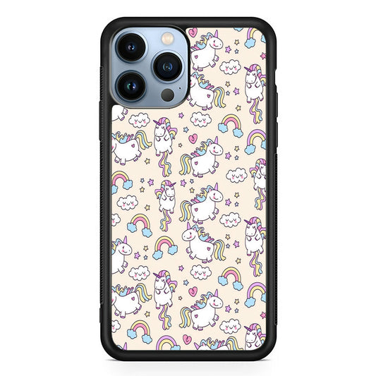 Unicorn Rainbow iPhone 15 Pro Case