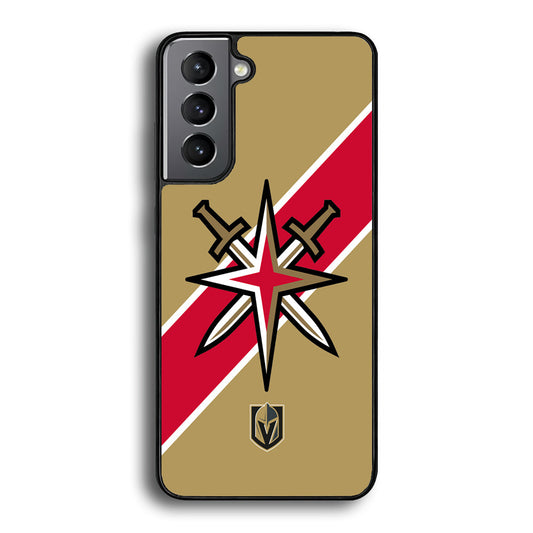 Vegas Golden Knights Red Stripe Samsung Galaxy S22 Case - Ezzystore