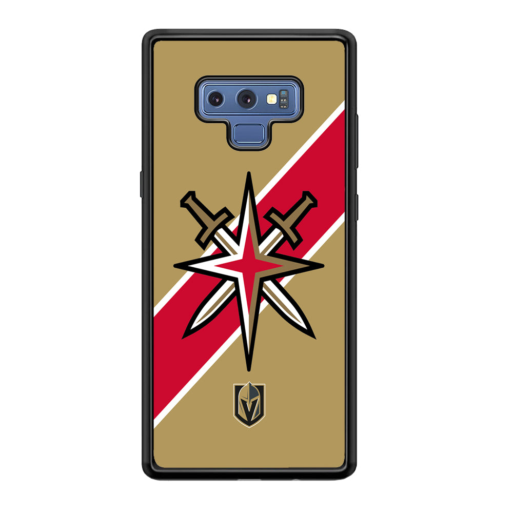 Vegas Golden Knights Red Stripe Samsung Galaxy Note 9 Case