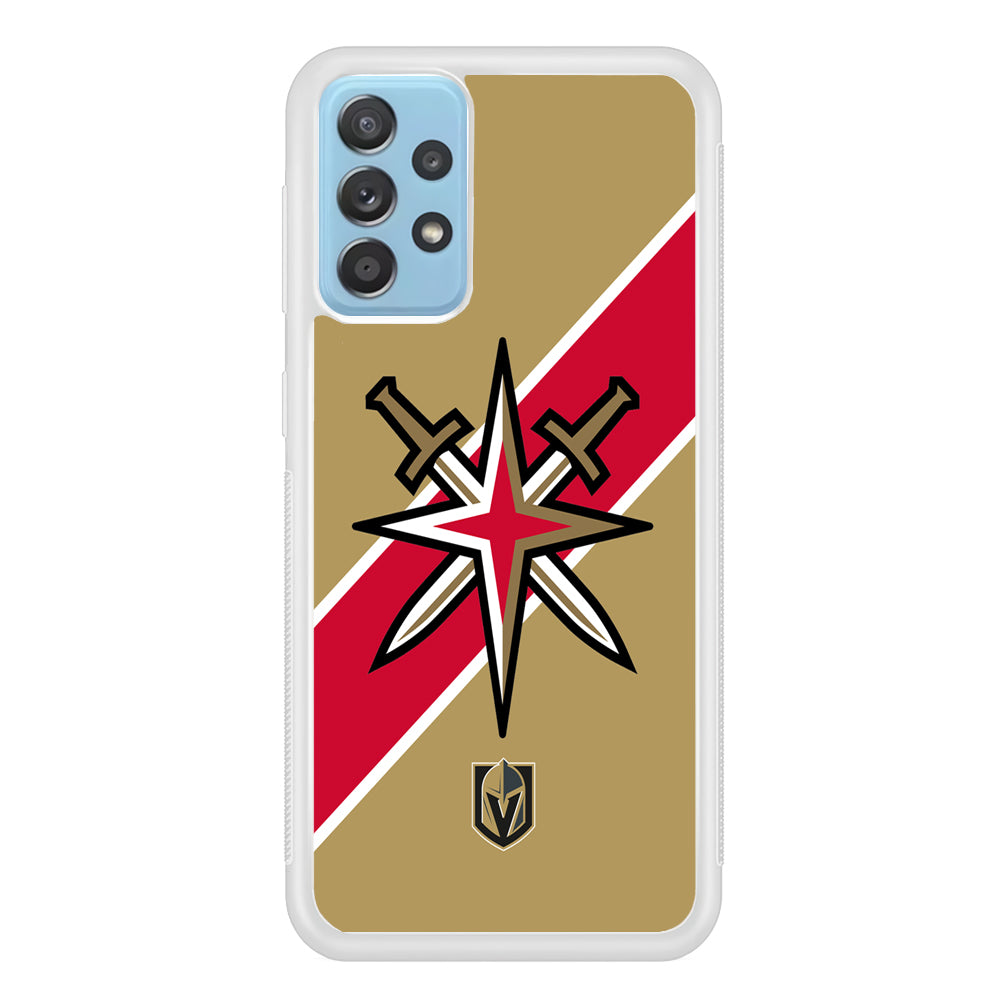 Vegas Golden Knights Red Stripe Samsung Galaxy A52 Case