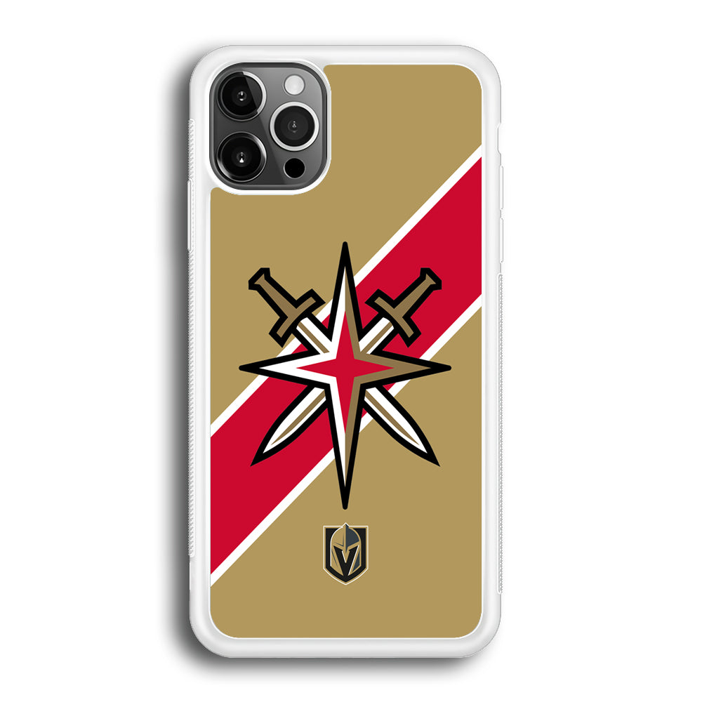 Vegas Golden Knights Red Stripe iPhone 12 Pro Max Case