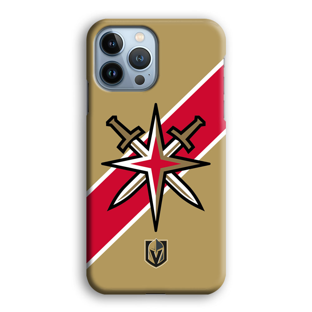 Vegas Golden Knights Red Stripe iPhone 14 Pro Case