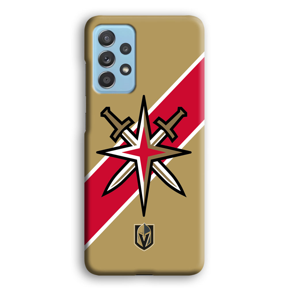 Vegas Golden Knights Red Stripe Samsung Galaxy A72 Case