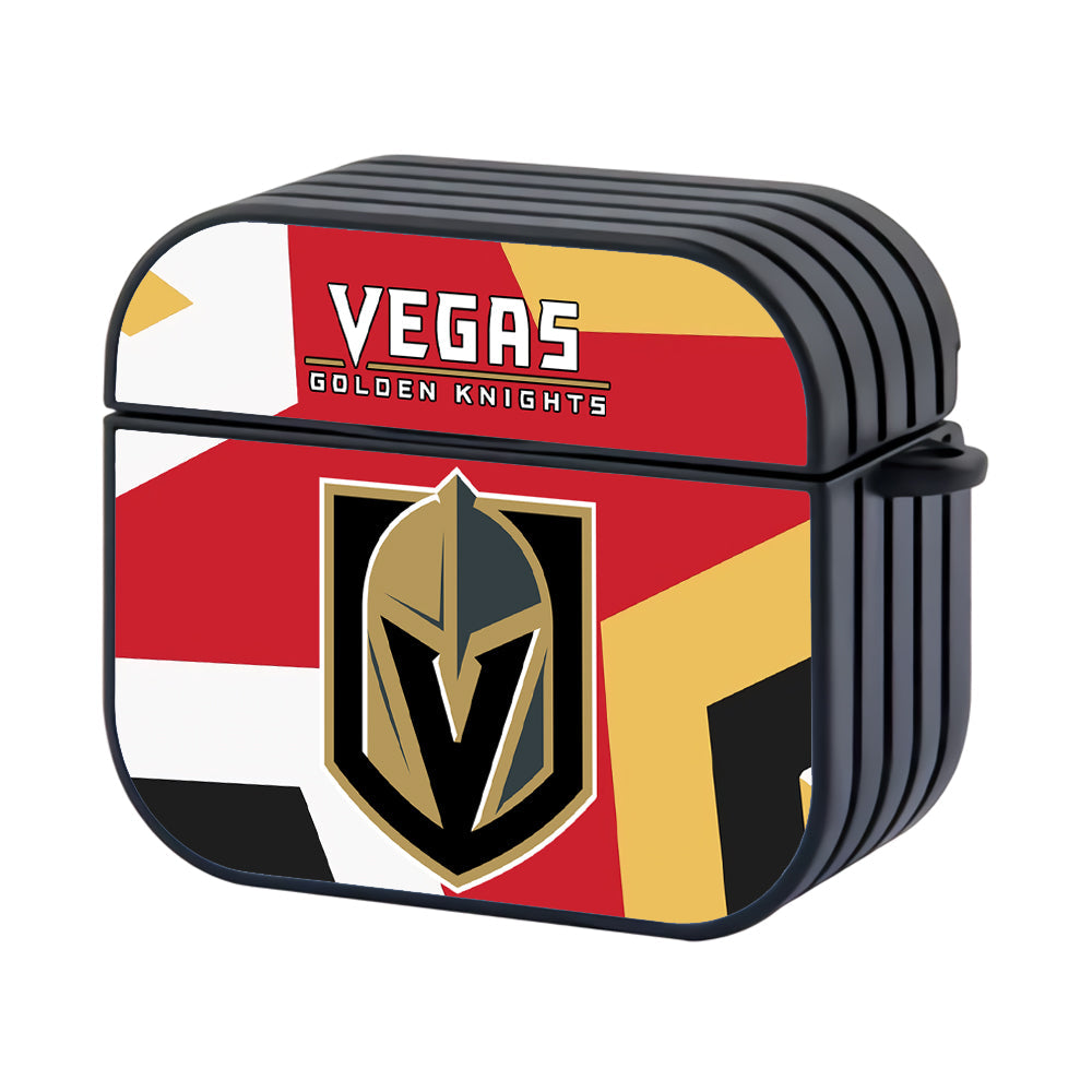 Vegas Golden Knights Team Hard Plastic Case Cover For Apple Airpods 4 - Ezzystore