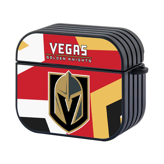 Vegas Golden Knights Team Hard Plastic Case Cover For Apple Airpods 4 - Ezzystore