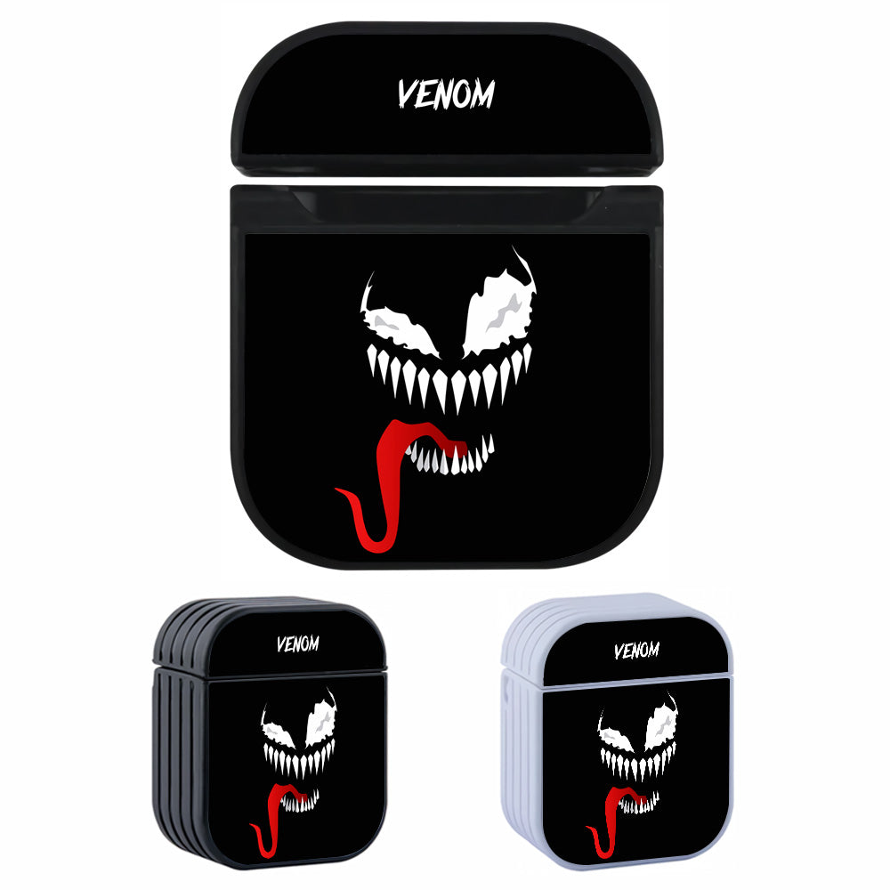 Venom Face Hard Plastic Case Cover For Apple Airpods
