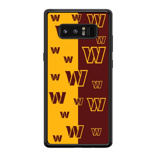 Washington Commanders Two Side Colours Samsung Galaxy Note 8 Case