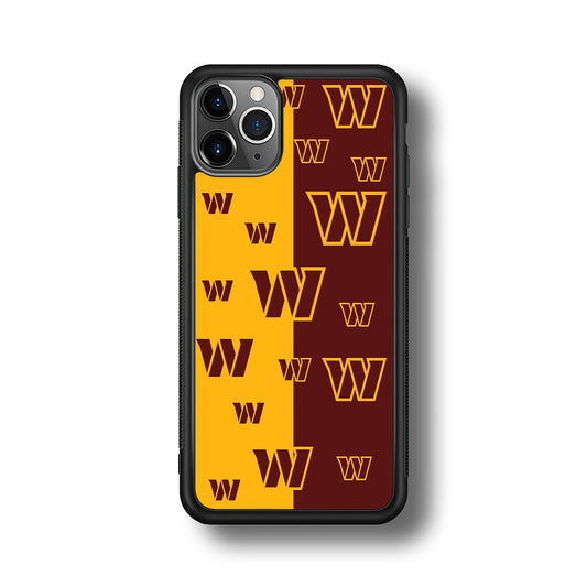 Washington Commanders Two Side Colours iPhone 11 Pro Max Case