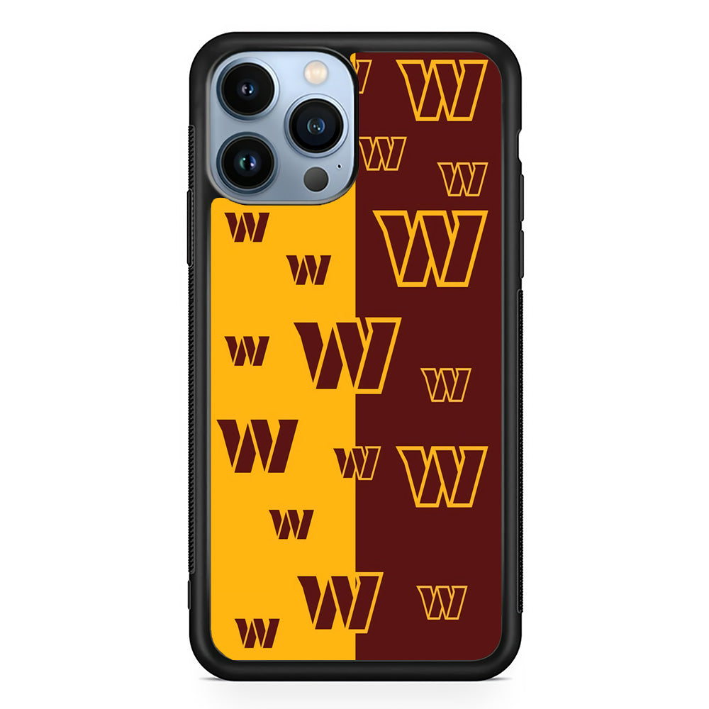 Washington Commanders Two Side Colours iPhone 14 Pro Case