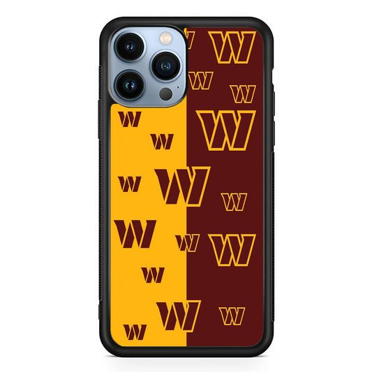 Washington Commanders Two Side Colours iPhone 14 Pro Max Case