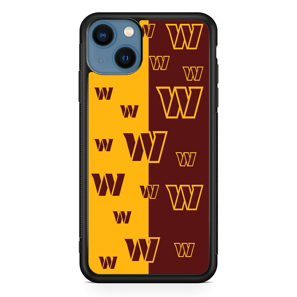 Washington Commanders Two Side Colours iPhone 13 Case