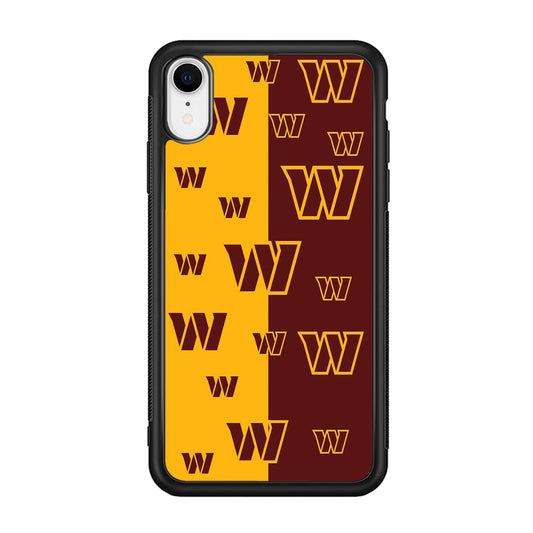 Washington Commanders Two Side Colours iPhone XR Case