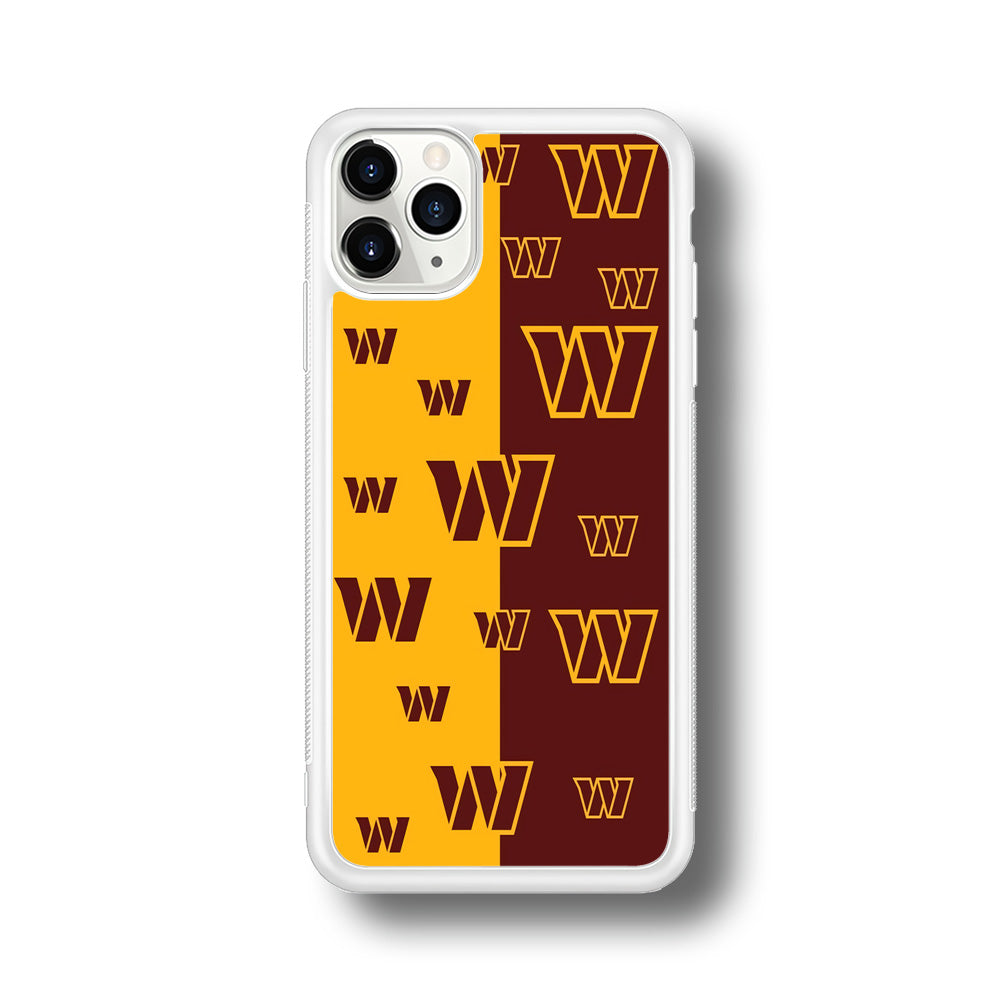 Washington Commanders Two Side Colours iPhone 11 Pro Max Case