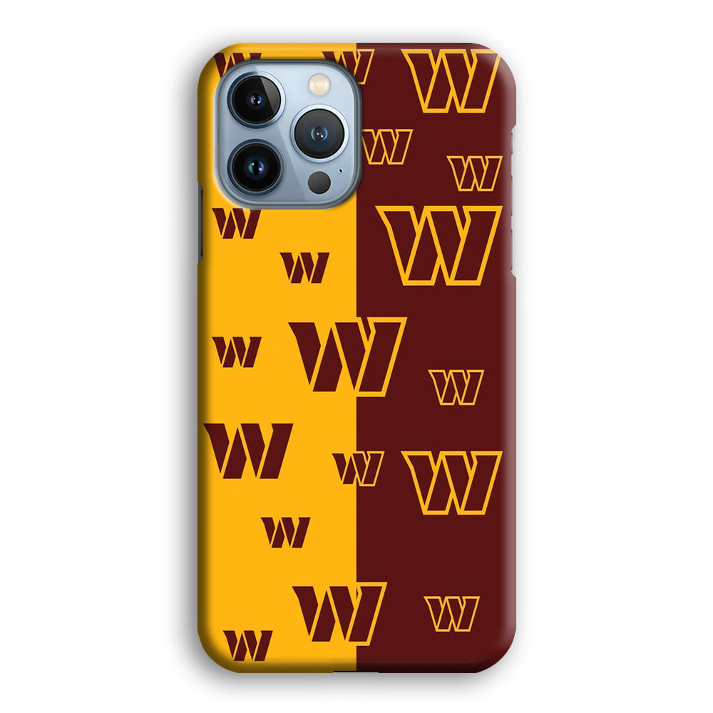 Washington Commanders Two Side Colours iPhone 13 Pro Max Case