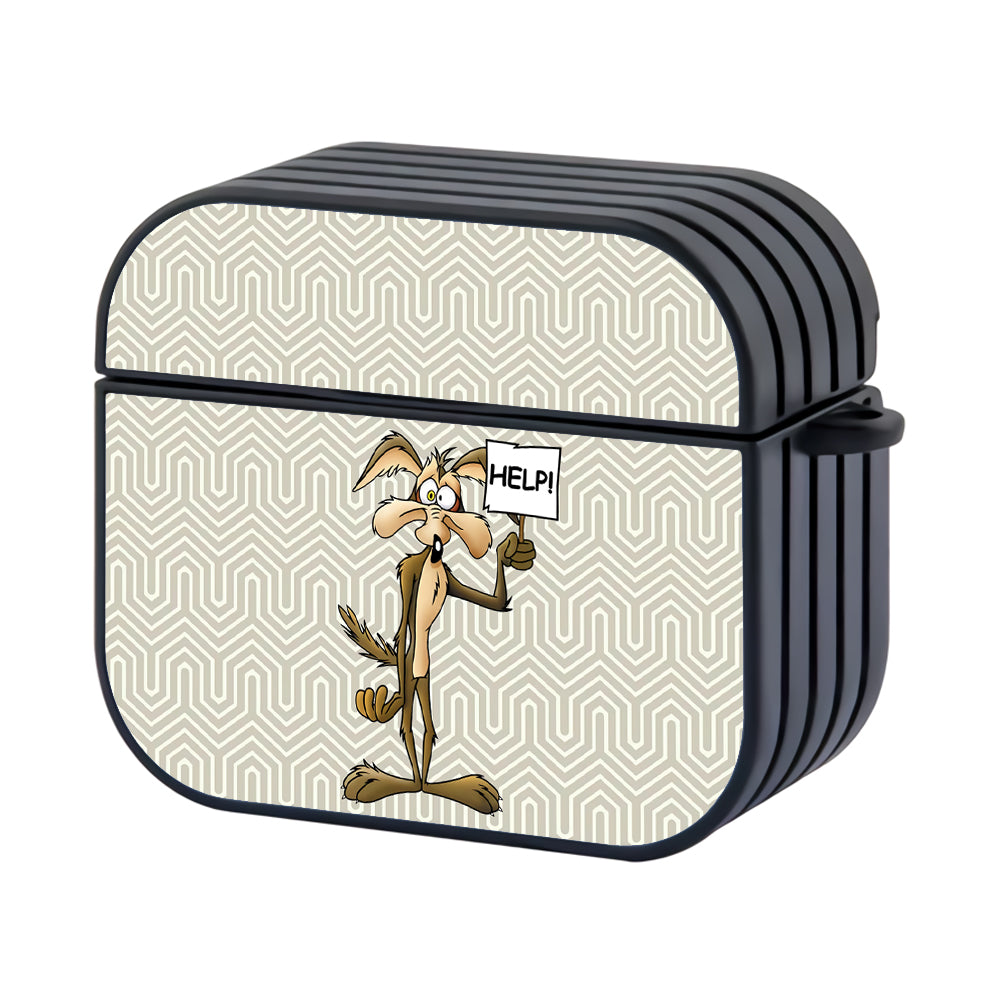 Wile E Coyote Road Runner Hard Plastic Case Cover For Apple Airpods 4 - Ezzystore
