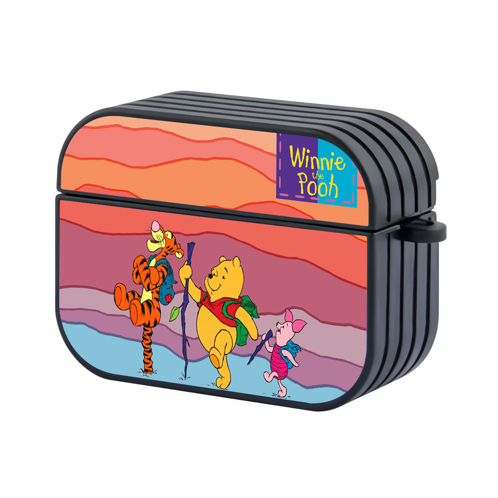 Winnie The Pooh Become Mountaineer Hard Plastic Case Cover For Apple Airpods Pro - Ezzystore