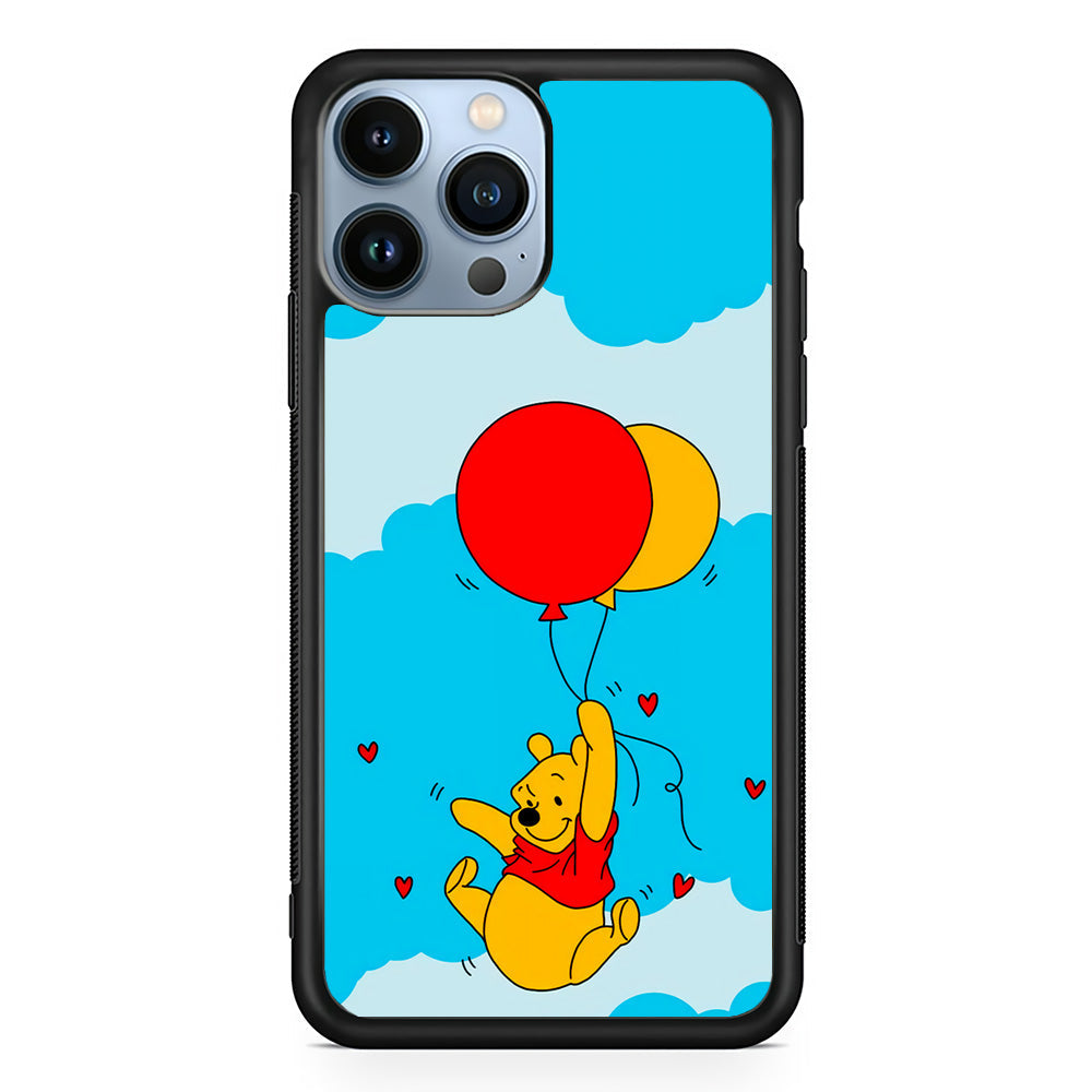 Winnie The Pooh Fly With The Balloons iPhone 15 Pro Max Case