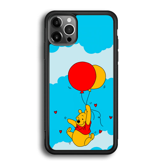 Winnie The Pooh Fly With The Balloons iPhone 12 Pro Max Case