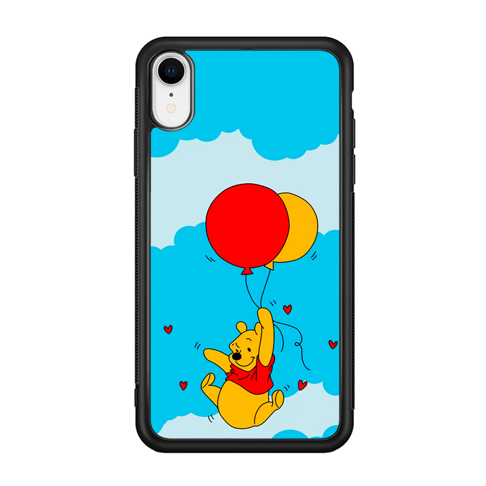 Winnie The Pooh Fly With The Balloons iPhone XR Case