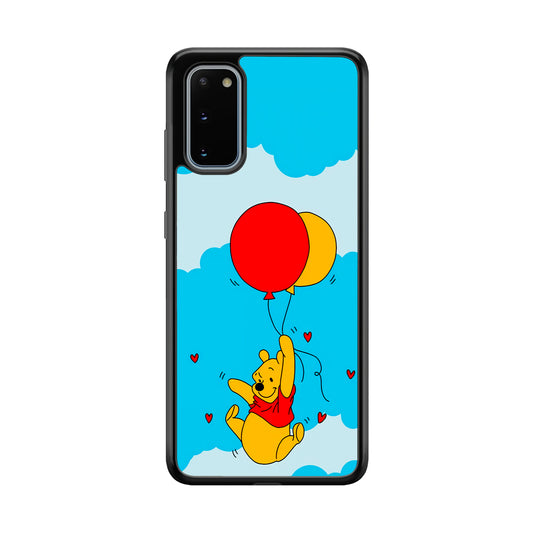 Winnie The Pooh Fly With The Balloons Samsung Galaxy S20 Case
