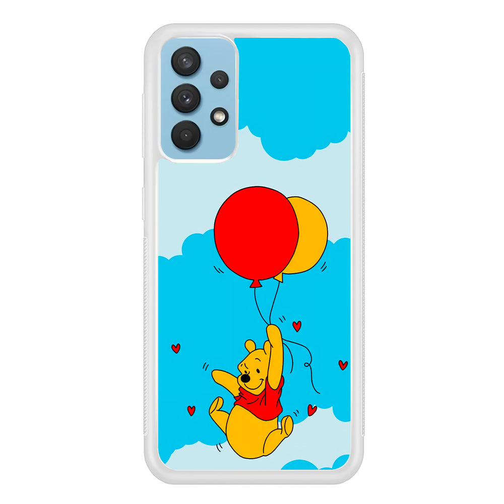 Winnie The Pooh Fly With The Balloons Samsung Galaxy A32 Case