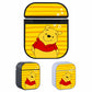 Winnie The Pooh Stripe And Love Hard Plastic Case Cover For Apple Airpods