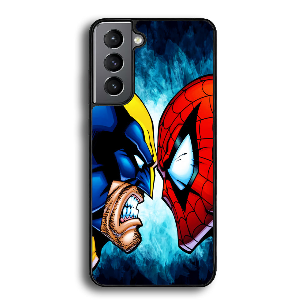 Wolverine X Spiderman Samsung Galaxy S24 Plus Case - Ezzystore