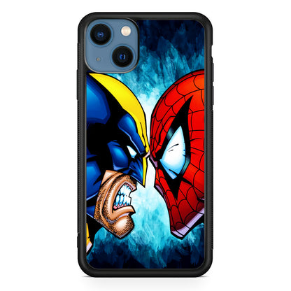 Wolverine X Spiderman iPhone 14 Case
