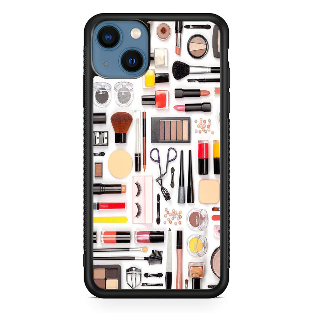 Woman Make Up Full Set iPhone 14 Case