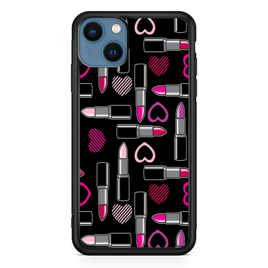 Woman Make Up Lipstick Love iPhone 15 Case