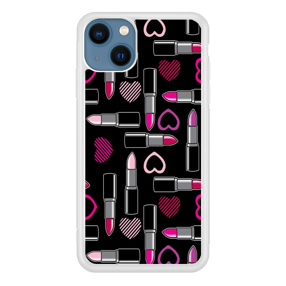 Woman Make Up Lipstick Love iPhone 14 Case