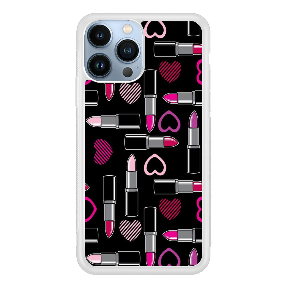 Woman Make Up Lipstick Love iPhone 15 Pro Case