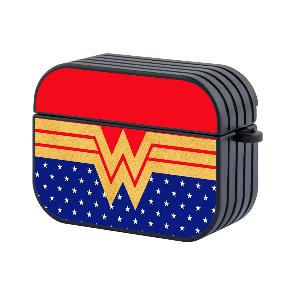 Wonder Woman Logo Suit Hard Plastic Case Cover For Apple Airpods Pro 3 - Ezzystore