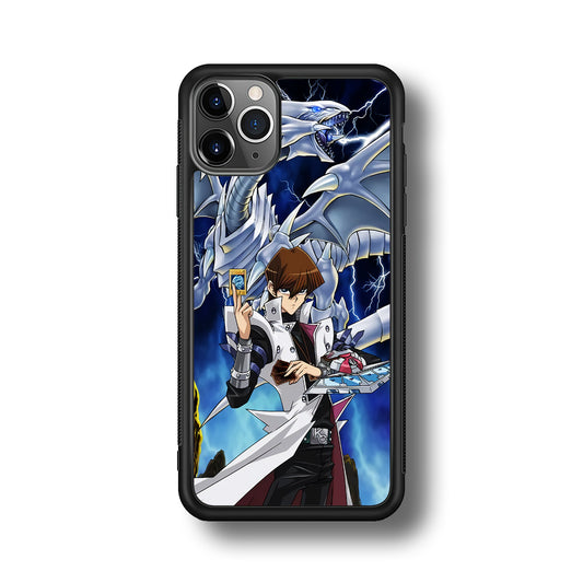 Yu Gi Oh Seto kaiba With Blue Eyes White Dragon iPhone 11 Pro Case