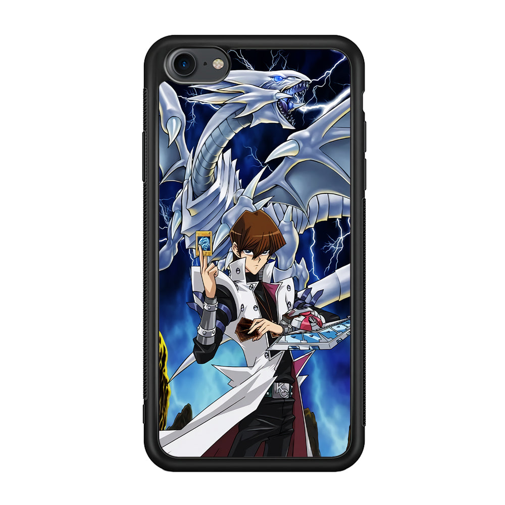 Yu Gi Oh Seto kaiba With Blue Eyes White Dragon iPhone 7 Case