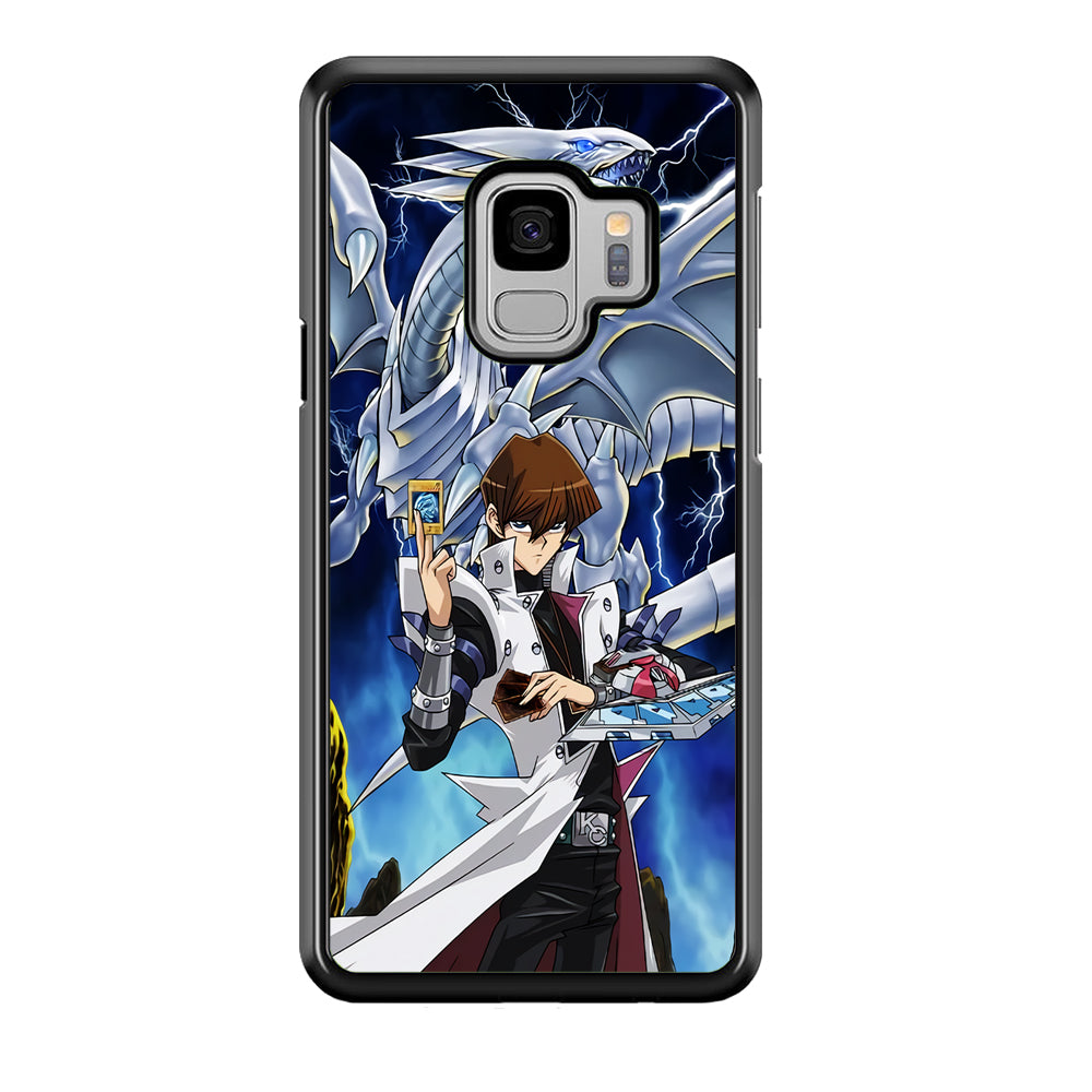 Yu Gi Oh Seto kaiba With Blue Eyes White Dragon Samsung Galaxy S9 Case
