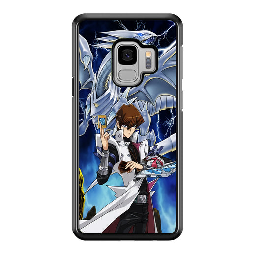 Yu Gi Oh Seto kaiba With Blue Eyes White Dragon Samsung Galaxy S9 Case