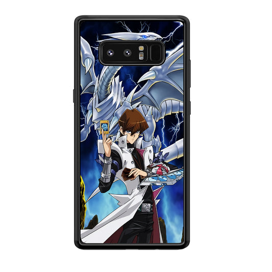 Yu Gi Oh Seto kaiba With Blue Eyes White Dragon Samsung Galaxy Note 8 Case