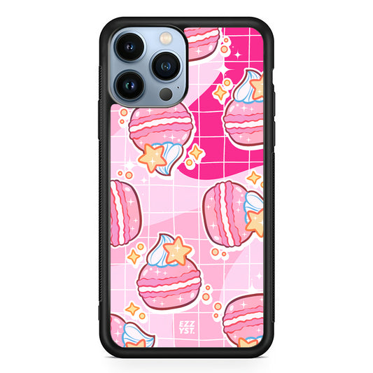 Yummy Snacks Sweet Pink Macaron Magsafe iPhone Case