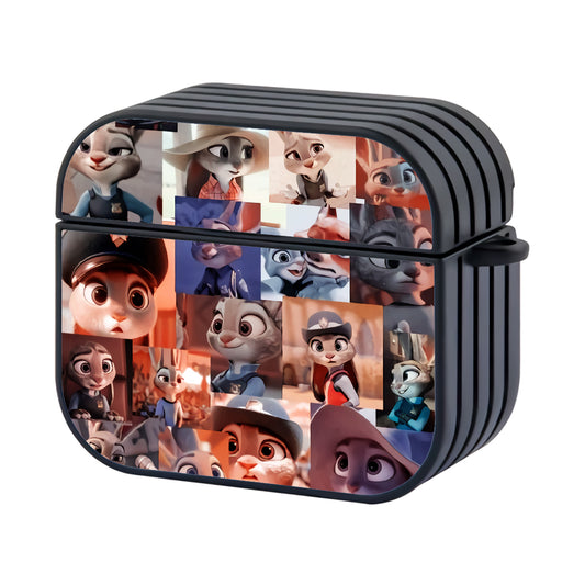 Zootopia Judy Hopps Collage Moment Hard Plastic Case Cover For Apple Airpods 3 - Ezzystore