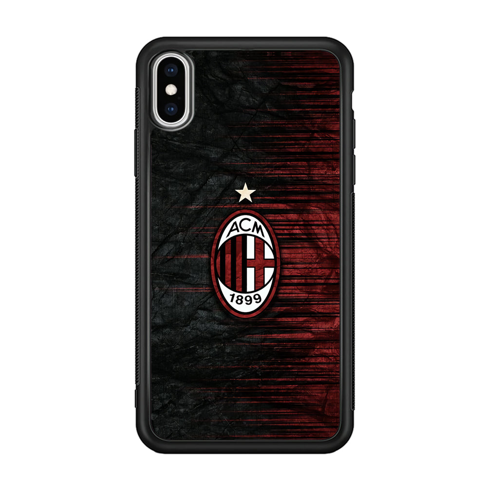 AC Milan Abstract Pattern iPhone Xs Max Case
