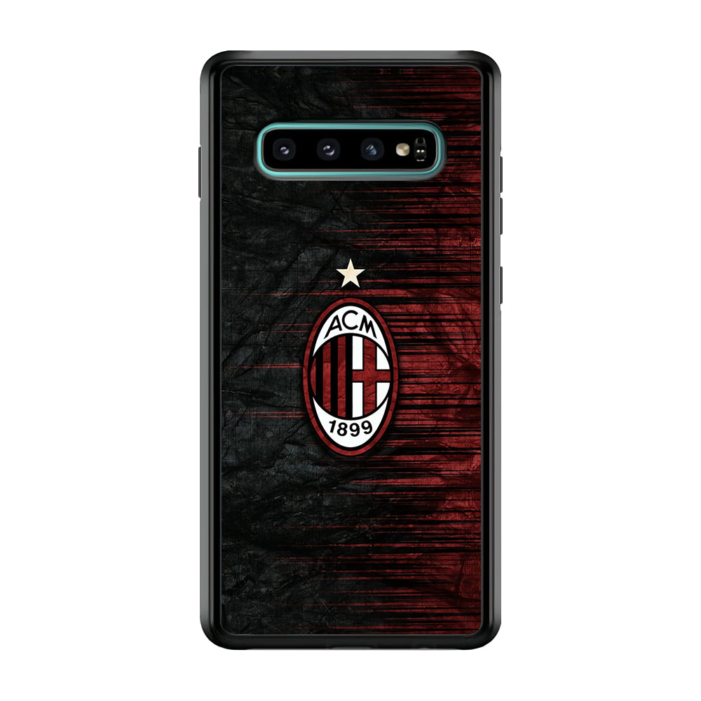 AC Milan Abstract Pattern Samsung Galaxy S10 Case