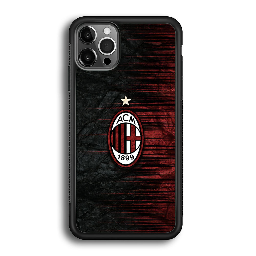 AC Milan Abstract Pattern iPhone 12 Pro Max Case