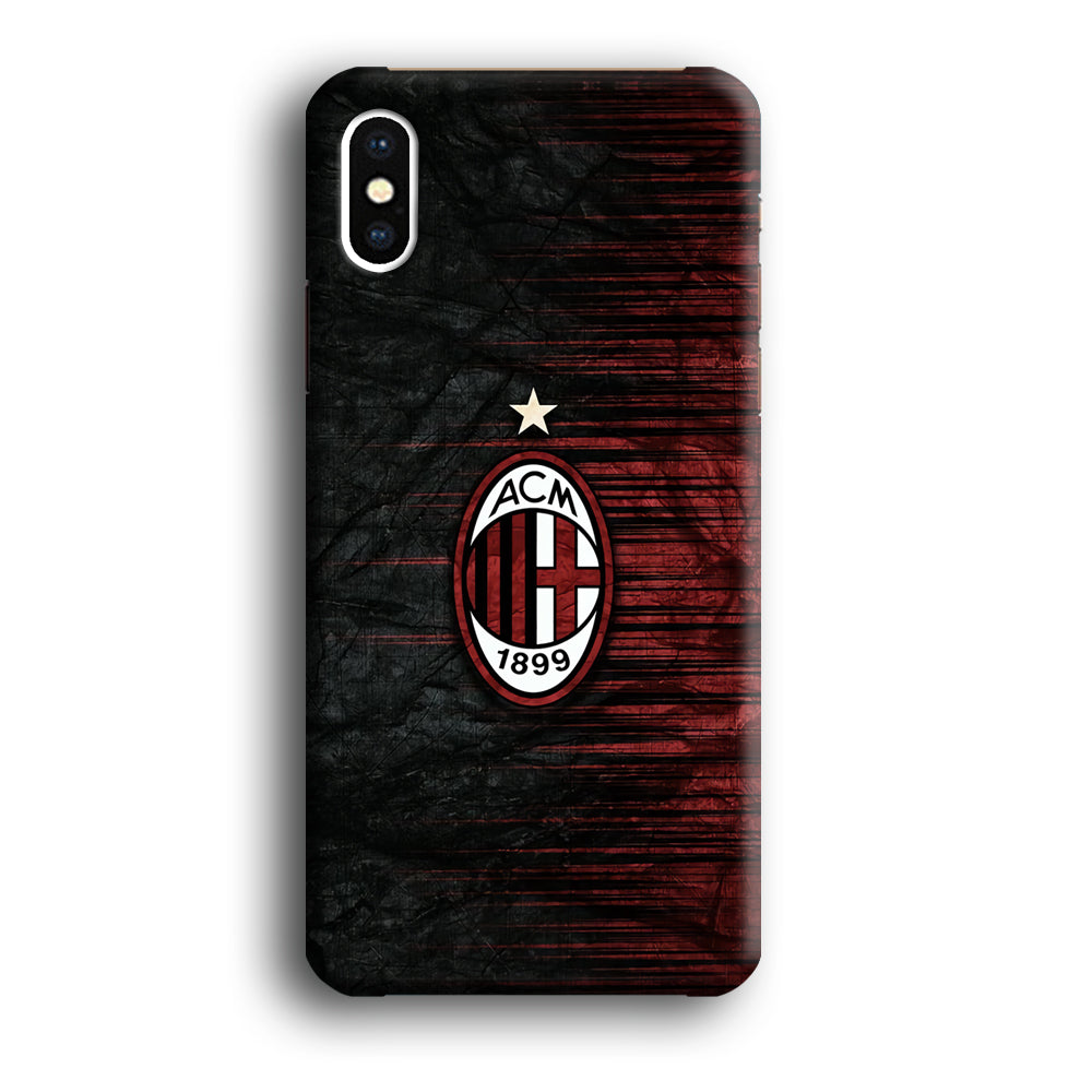 AC Milan Abstract Pattern iPhone Xs Max Case