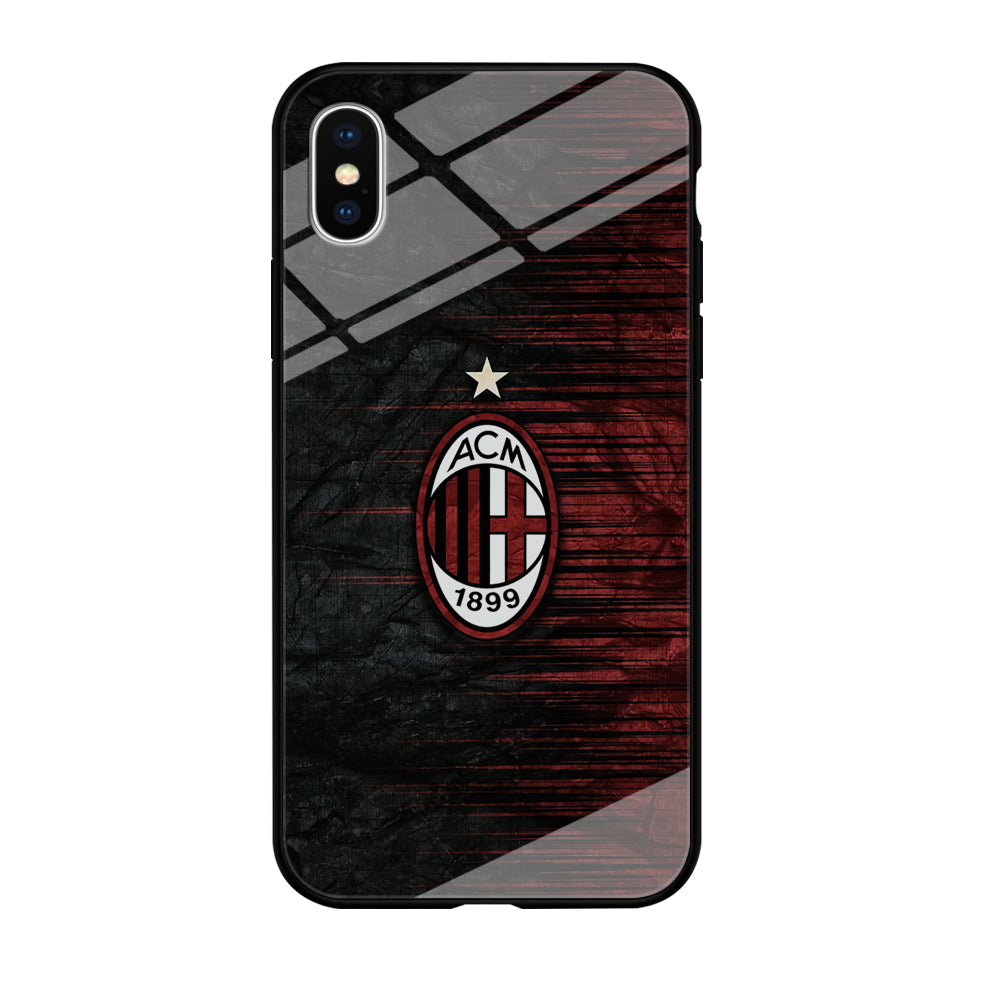 AC Milan Abstract Pattern iPhone Xs Max Case