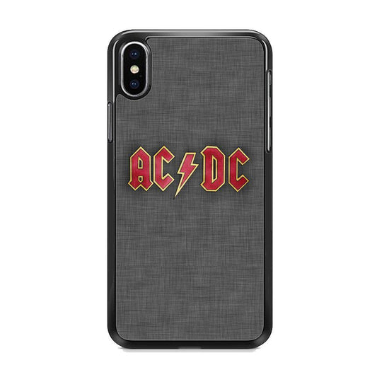 AC DC Grey Serrate Wallpapers iPhone Xs Case - ezzyst